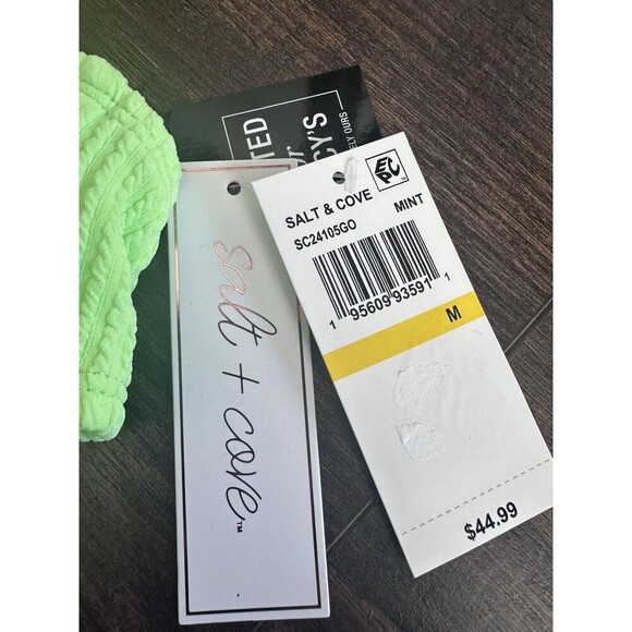 Salt + Cove Salt & Cove Juniors' Color blocked One-Piece Monokini Swimsuit M - Picture 5 of 7